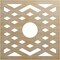 Ekena Millwork Chevron Wood Fretwork Pierced Ceiling Medallion, Birch, 32"OD x 8 1/4"ID x 1/4"T CMWP32X32X0250CHBI - alternate 1